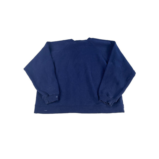 Mens Vintage Adidas Navy Blue Crewneck Sweatshirt Size XL