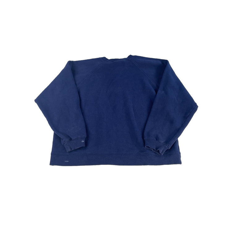 Mens Vintage Adidas Navy Blue Crewneck Sweatshirt Size XL
