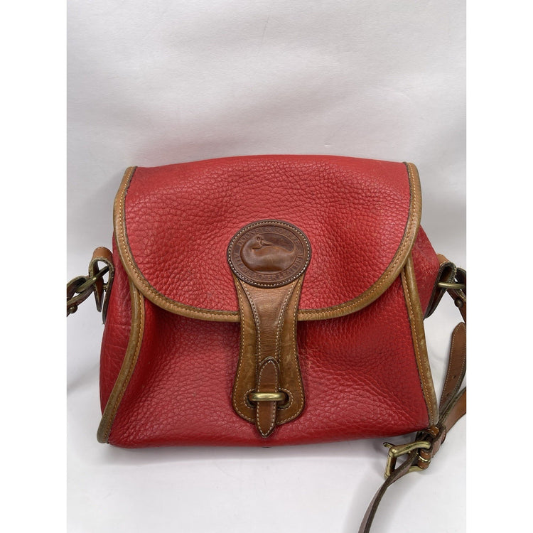 Vintage Dooney & Bourke Medium *RED* Shoulder Bag/Crossbody