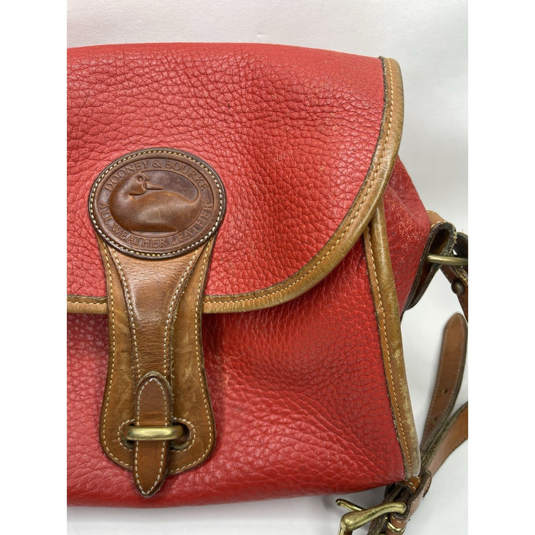 Vintage Dooney & Bourke Medium *RED* Shoulder Bag/Crossbody