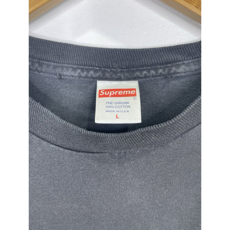 Men’s 2020 Black Supreme “Morph/Keegan Dakkar”  Faded T-Shirt Size Large