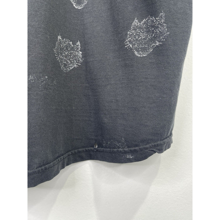 Men’s 2020 Black Supreme “Morph/Keegan Dakkar”  Faded T-Shirt Size Large