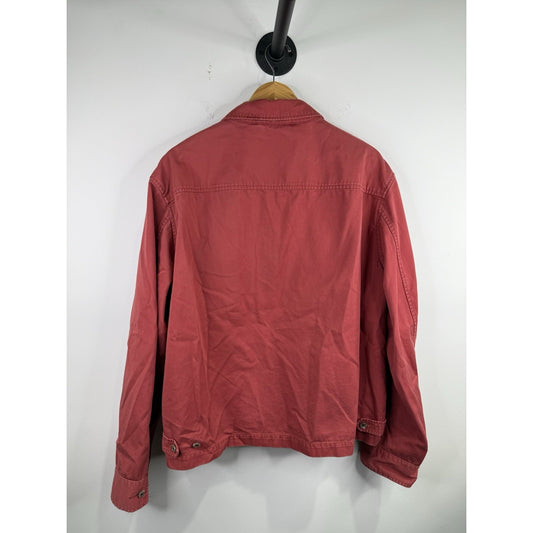 Mens Ralph Lauren Red Harrington Jacket Size Xl