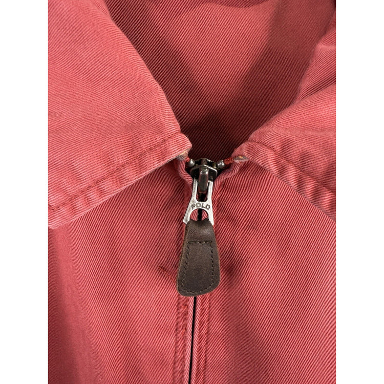 Mens Ralph Lauren Red Harrington Jacket Size Xl