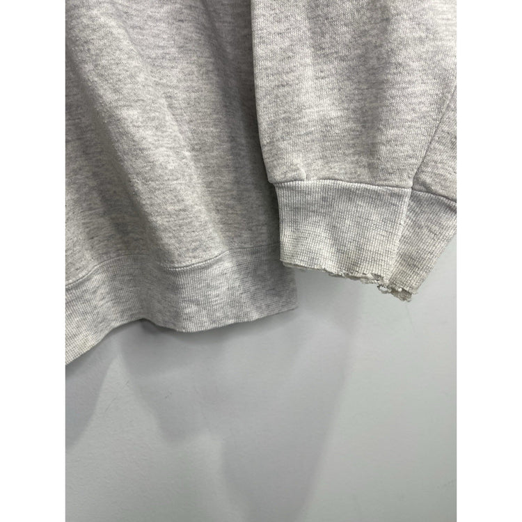 Men’s Vintage Gray Maximum Sweats Tultex Sweatshirt Long Sleeve Sz Large