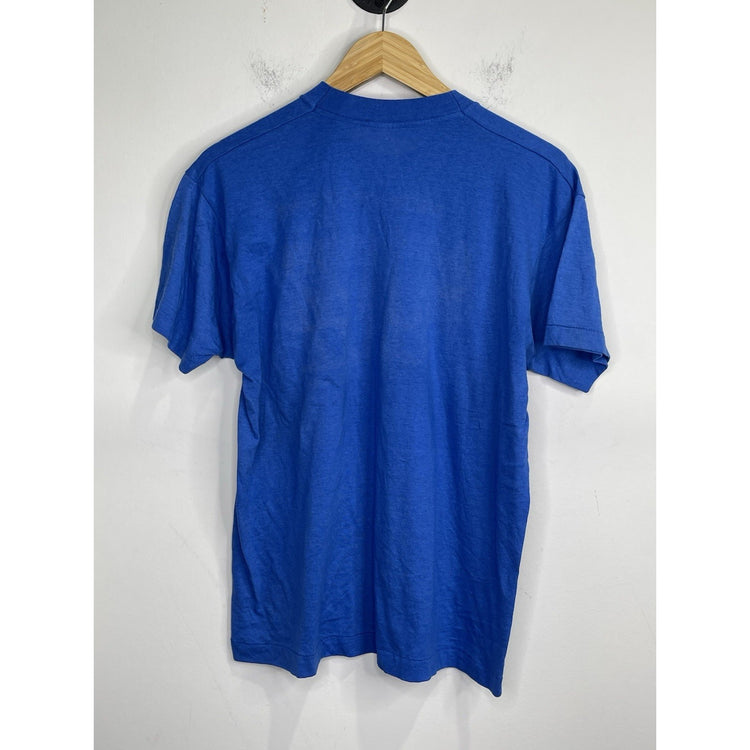 Adult Blue Vintage New Orleans Birthplace of Jazz Single Stitch T Shirt 90s XL