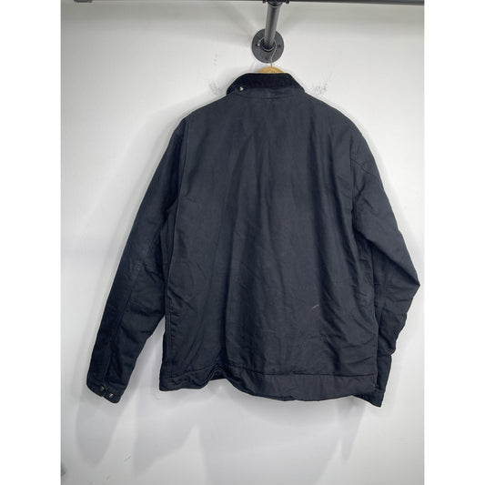 Men’s Workwear Heavyweight Carhartt Plaid Lined Detroit Jacket Black Sz XL Tall