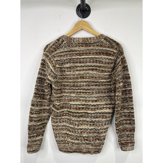 Womens Vintage Classic Casuals Button Up Sweatshirt Sz Large