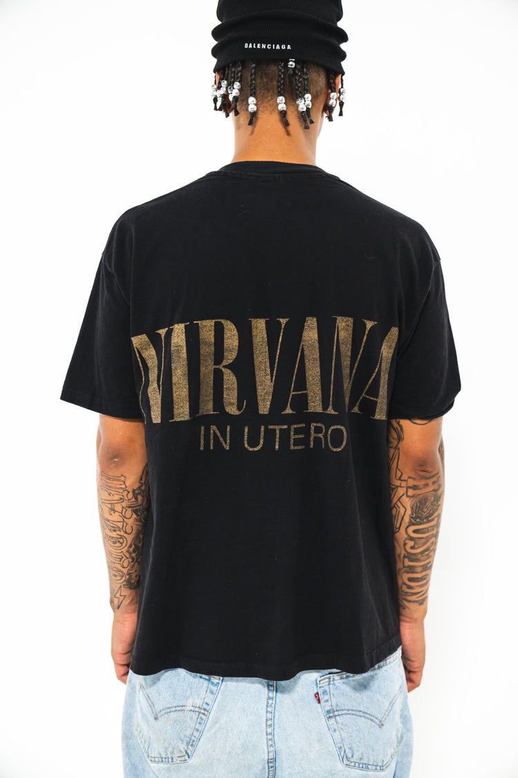 90s Nirvana In Utero T-Shirt XL