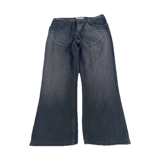 Mens Armani Exchange J101 Black Boot Cut Jeans Size 31X30