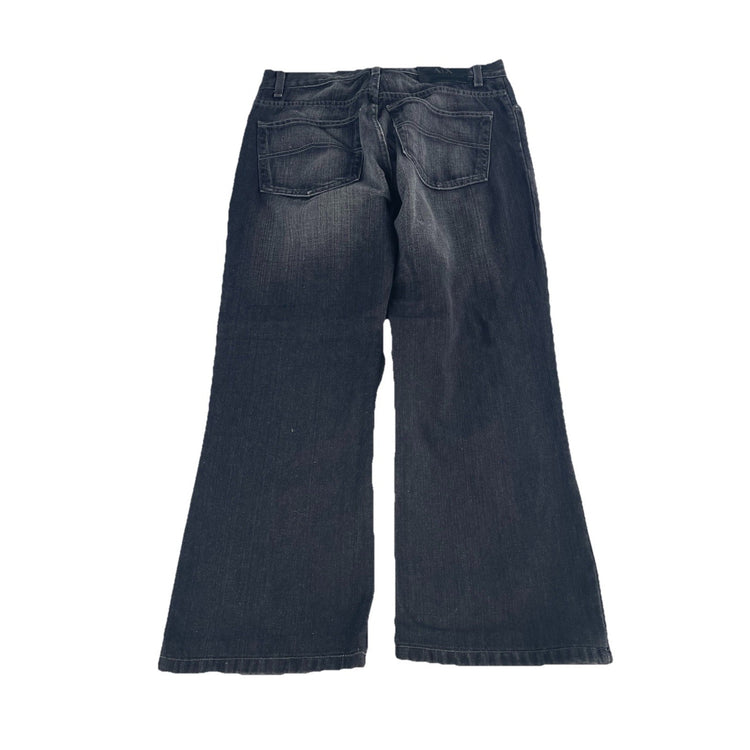 Mens Armani Exchange J101 Black Boot Cut Jeans Size 31X30
