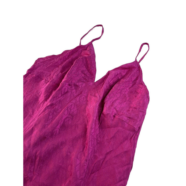 Womens Victorias Secret Pink Floor Length Slip Dress Size XL