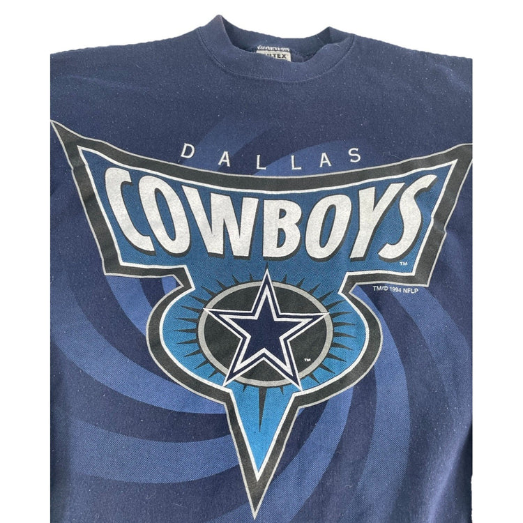 Mens Vintage 1994 Tultex NFL Dallas Cowboys Sweatshirt Size L
