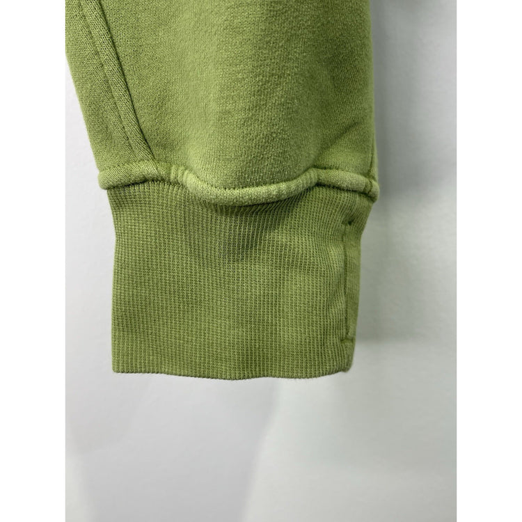 Women’s LuLu Lemon Cotton & Rib knit Green Cropped Zip Up Jacket XXL/XL