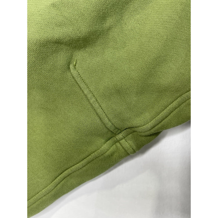 Women’s LuLu Lemon Cotton & Rib knit Green Cropped Zip Up Jacket XXL/XL