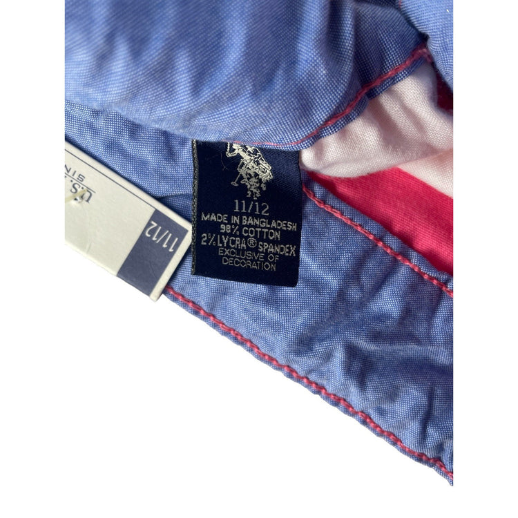 Womens U.S. Polo ASSN. Pink Shorts Size 11/12