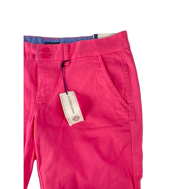 Womens U.S. Polo ASSN. Pink Shorts Size 11/12