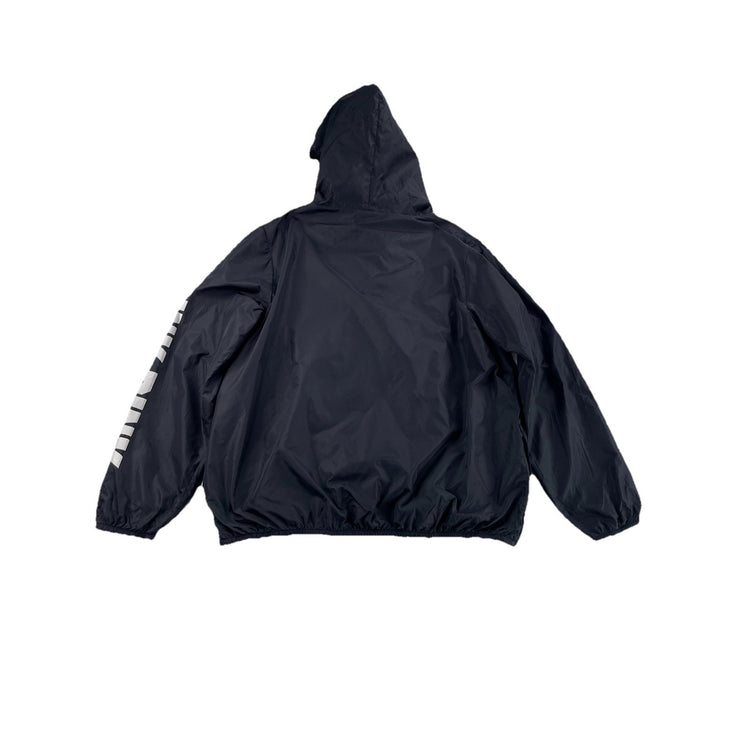 Womens Victoria’s Secret PINK Black Zip Up Windbreaker Jacket Size XS
