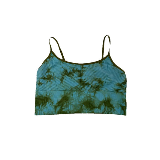 Womens PINK Active Green & Blue Sports Bra Size XL