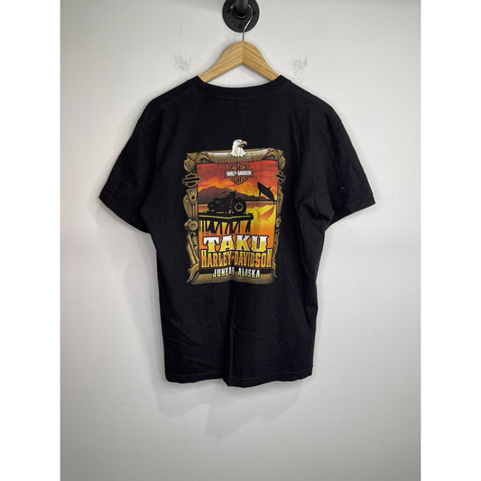 Men’s 2023 HD Harley Davidson Double Sided Graphic T Shirt Sz L