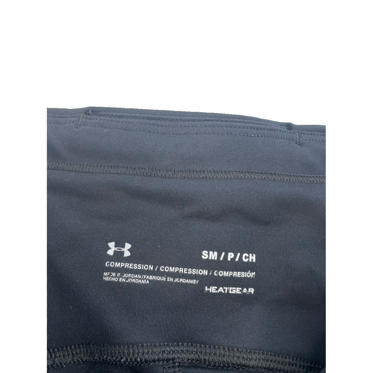 Women's Under Armour Black HeatGear Compression Capri Leggings Size S