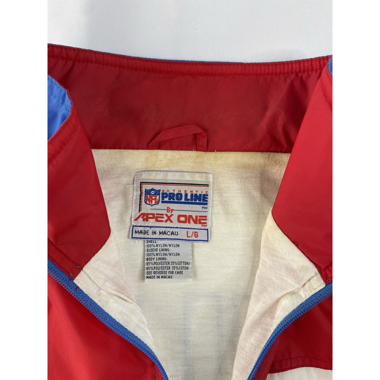 Mens Vintage Apex One Houston Oilers Lightweight Jacket Size Large