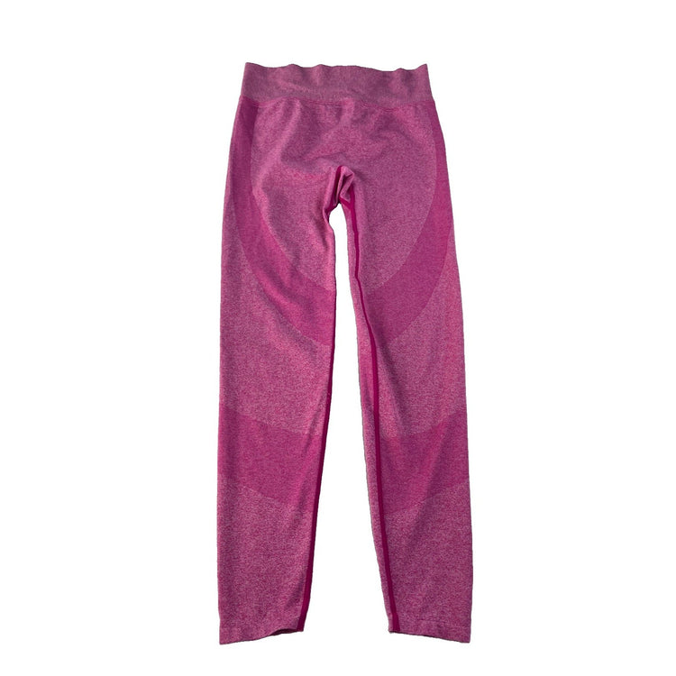 Womens Pink Active Seamless High Waisted Leggings Pink Size M