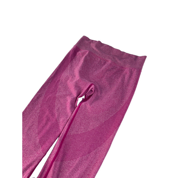 Womens Pink Active Seamless High Waisted Leggings Pink Size M