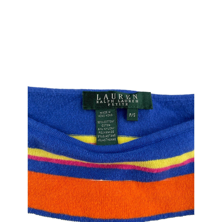 Womens Lauren Ralph Lauren Size Small Multicolor Striped Tank Top