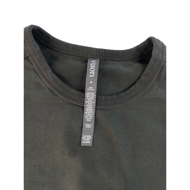 Men’s Vuori Crewneck Long Sleeve Pullover Sweatshirt Green Size M