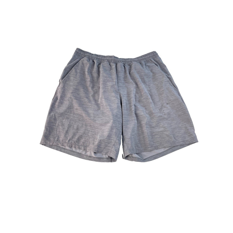 Men's Lululemon Heathered Grey Performance Athletic Shorts Size L