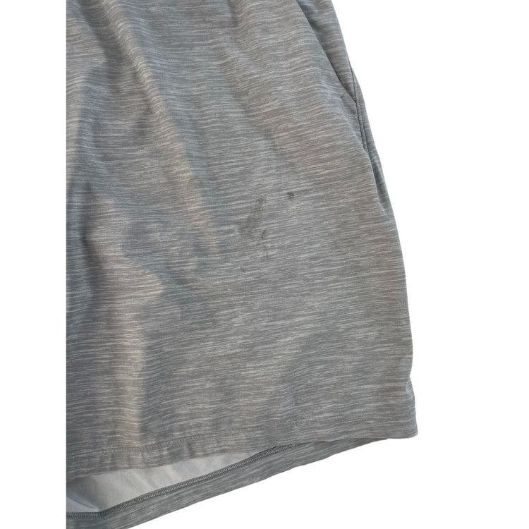 Men's Lululemon Heathered Grey Performance Athletic Shorts Size L