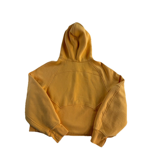 Womens Lululemon Size XS Yellow Half Zip Hoodie
