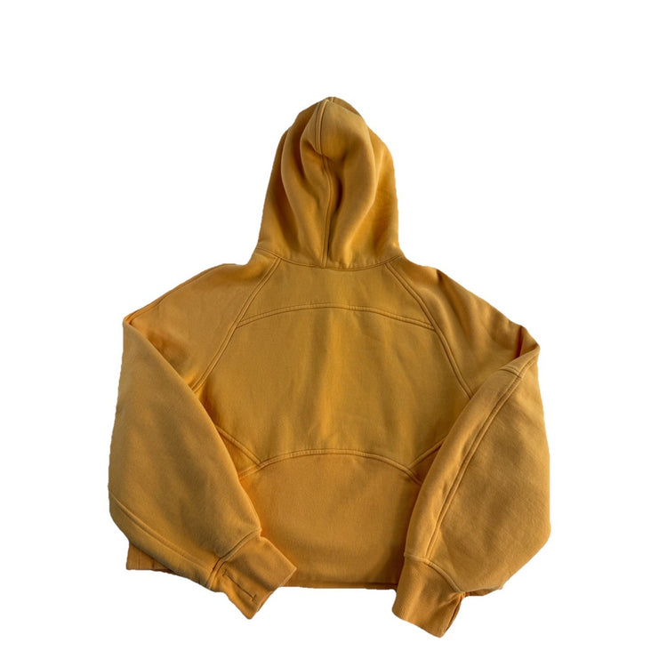 Womens Lululemon Size XS Yellow Half Zip Hoodie