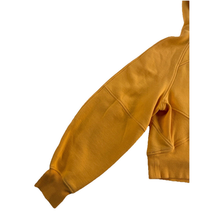 Womens Lululemon Size XS Yellow Half Zip Hoodie
