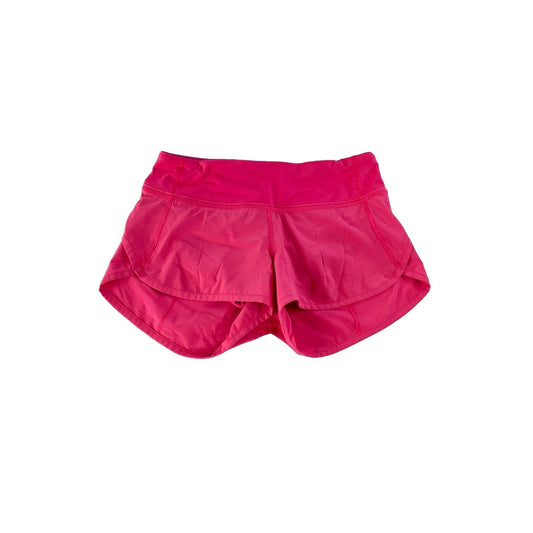 Women's Lululemon Athletic Running Shorts, Bright Pink, Size 2