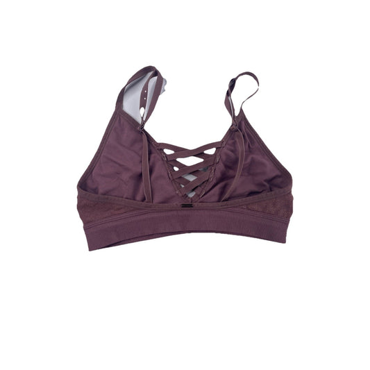 Womens Victoria Secret Mauve-Goldish Sports Bra Size M