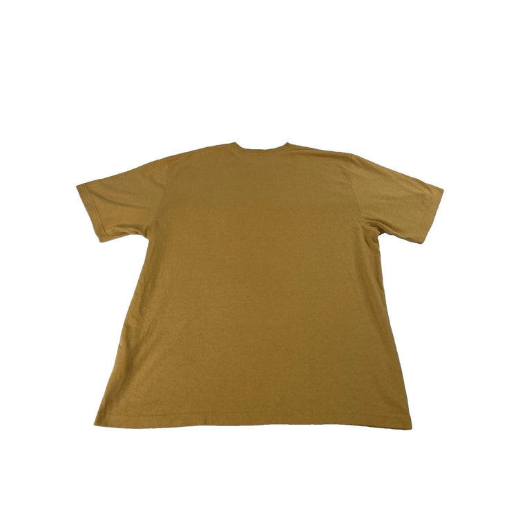 Mens Carhartt Pocket T-Shirt Original Fit Mustard Yellow Short Sleeve Size Xl