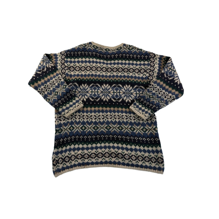 Men’s Vintage Abercrombie & Fitch 100% Wool Knitted Sweatshirt Size S