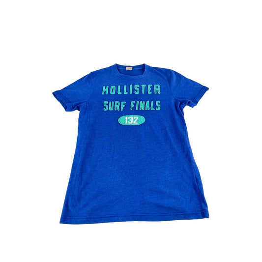 Men's Hollister Surf Finals 132 Graphic T-Shirt Blue Size M