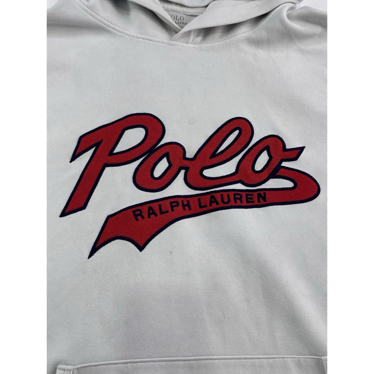 Mens XXL Polo Ralph Lauren White Hoodie
