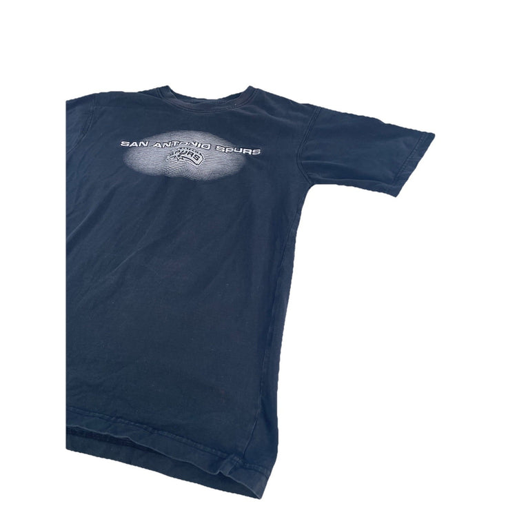 Mens Classic Black Solid San Antonio Spurs Tee Size M