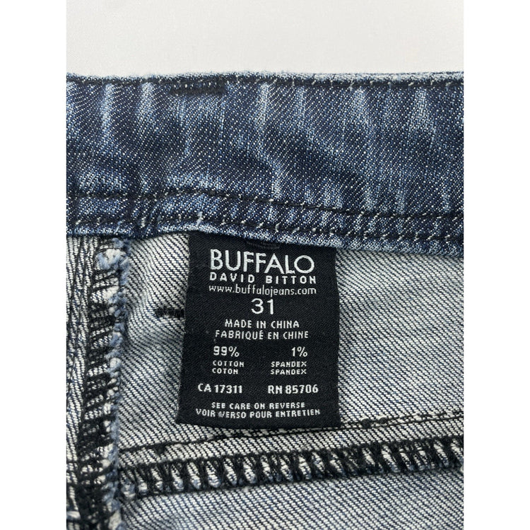 Men’s Vintage Buffalo Straight Blue Bootcut Jeans Size 31