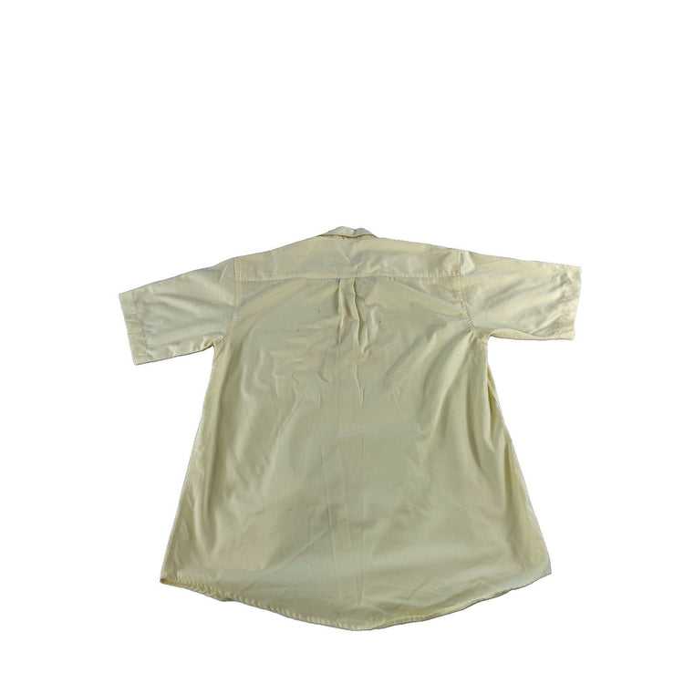 Mens Ralph Lauren Classic Yellow ButtonDown T-Shirt Size L