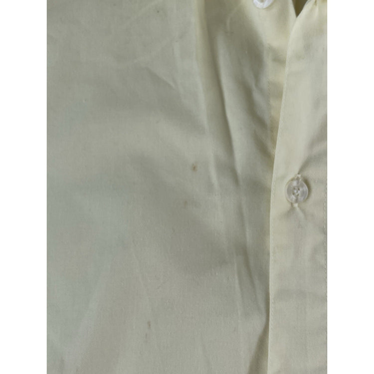 Mens Ralph Lauren Classic Yellow ButtonDown T-Shirt Size L