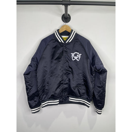 Men’s Golf Wang Navy Blue Varsity Jacket Sz Medium