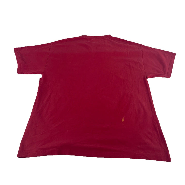 Mens Vintage Star Trek Red Commander Riker I'm Number One Graphic Tee Size 2xl