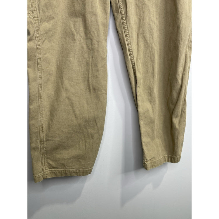Men’s Carhartt Carpenter Pants Khaki Relaxed Fit Workwear 38x30