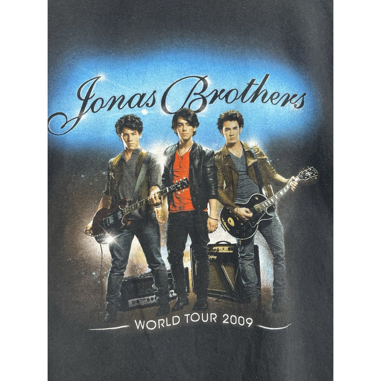 Vintage Unisex Jonas Brothers 2009 World Tour T Shirt Sz Medium