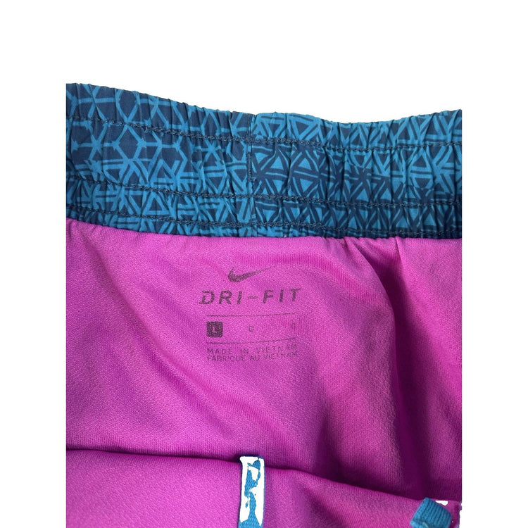 Womens Nike Blue & Purple Running Shorts Size Large